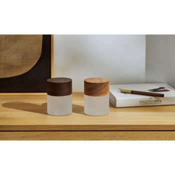 Stmievateľná stolová lampa v prírodnej farbe so skleneným tienidlom (výška 10,5 cm) Lemelia - Gingko – Obrázok 11