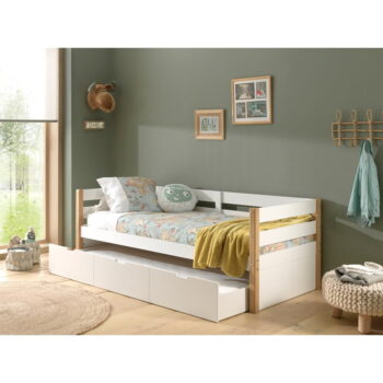 Biela detská posteľ 90x200 cm Margrit - Vipack – Obrázok 4