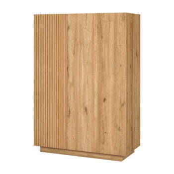 Skrinka v dekore duba v prírodnej farbe 90x126 cm Rayana – Marckeric - Image 2