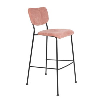 Svetloružové barové stoličky v súprave 2 ks 102 cm Benson – Zuiver