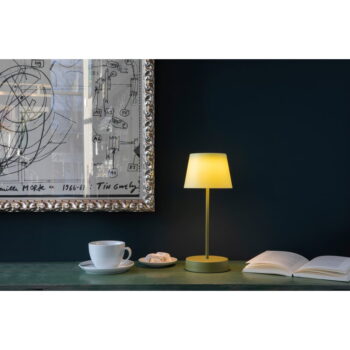 Zelená LED stmievateľná stolová lampa (výška 33,5 cm) Oscar – Remember – Obrázok 2