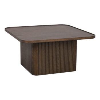 Tmavohnedý konferenčný stolík v dekore duba ø 80 cm Sullivan – Rowico – Obrázok 3