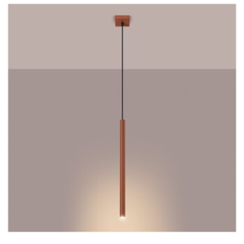 Závesné svietidlo v tehlovej farbe Fideus – Nice Lamps - Image 3