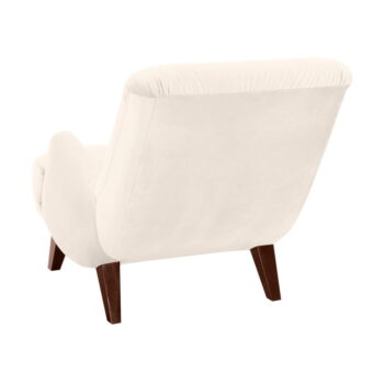 Krémové kreslo s hnedými nohami Max Winzer Brandford Suede - Image 2