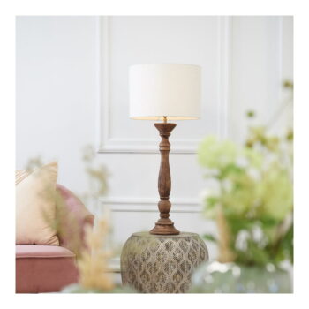 Krémové tienidlo ø 30 cm Livigno – Light & Living - Image 2