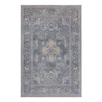 Zelený umývateľný koberec s prímesou recyklovaných vlákien 160x230 cm Windsor – Flair Rugs - Image 2