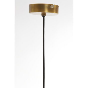 Závesné svietidlo v bronzovej farbe s kovovým tienidlom ø 26 cm Yaelle – Light & Living - Image 5