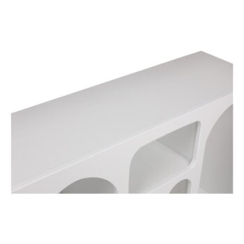 Biela poschodová polica 120 cm Lorin – Kalune Design - Image 2