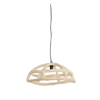 Krémové závesné svietidlo ø 59 cm Porila – Light & Living - Image 2