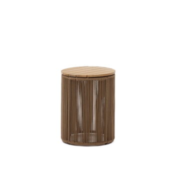 Okrúhly záhradný odkladací stolík ø 40 cm Mesa – Kave Home