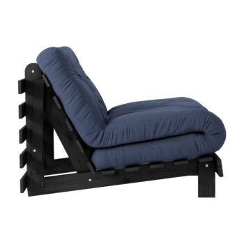 Tmavomodré kreslo Roots Black Night – Karup Design - Image 3