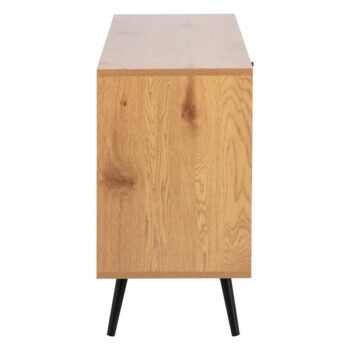 TV stolík v dekore duba v čierno-prírodnej farbe 124x75 cm Wilma – Actona – Obrázok 4
