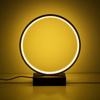 Čierna LED stolová lampa (výška  35 cm) Halka – Opviq lights – Obrázok 3