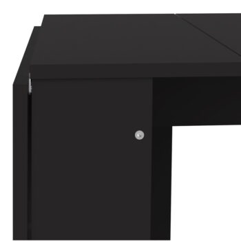 Rozkladací jedálenský stôl s čiernou doskou 76x28 cm Papillon – TemaHome - Image 6