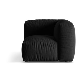 Čierny modul pohovky (variabilný) Martina – Micadoni Home