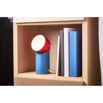 Červeno-modrá LED stolná lampa (výška 14 cm) Orbe – Lexon – Obrázok 4