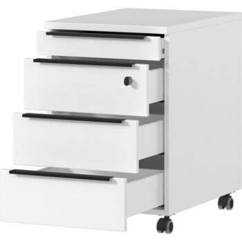 Biela uzamykateľná skrinka 42x63 cm Mailand – Germania - Image 2