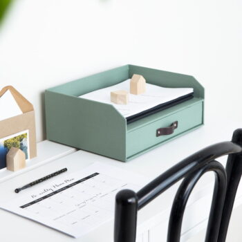 Kartónový organizér na dokumenty so zásuvkou Walter – Bigso Box of Sweden – Obrázok 3