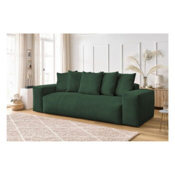 Zelená menčestrová pohovka 280 cm Voltaire – Bobochic Paris - Image 8
