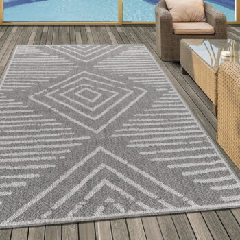 Sivý vonkajší koberec 80x150 cm Aruba – Ayyildiz Carpets - Image 2