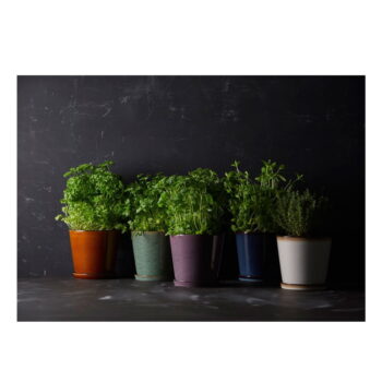 Kameninový obal na kvetináč ø 14 cm – Bitz - Image 3