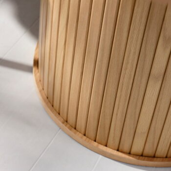 Okrúhly jedálenský stôl v dekore duba ø 120 cm Nola – Unique Furniture – Obrázok 3