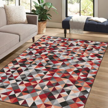 Červeno-sivý prateľný behúň 80x200 cm Ignite – Mila Home - Image 11