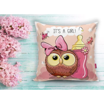 Detská obliečka na vankúš 43x43 cm Girl Owl – Mila Home – Obrázok 3