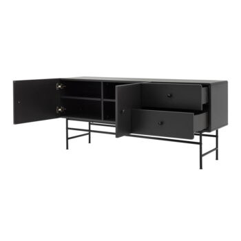 Čierna nízka komoda 68.5x68.5 cm Cocktail - Tenzo - Image 6