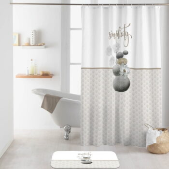 Sprchový záves 180x200 cm Mineral – douceur d'intérieur – Obrázok 2