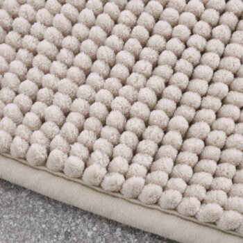 Sivá kúpeľňová predložka 80x50 cm Bobble - Catherine Lansfield – Obrázok 3