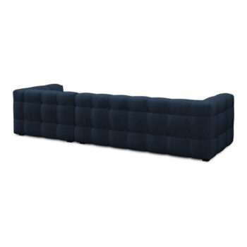 Modrá zamatová rohová pohovka Windsor & Co Sofas Vesta, pravý roh – Obrázok 3