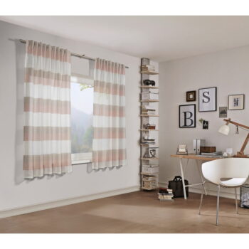 Ružová záclona 175x140 cm Etamine - Gardinia - Image 3
