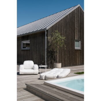 Tmavosivé rozkladacie kreslo vhodné do exteriéru Karup Design Design OUT™ Hippo Dark Grey - Image 7