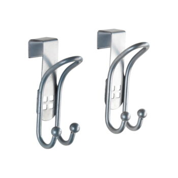 Súprava 2 závesných háčikov na dvere v striebornej farbe Wenko Door Hook - Image 2