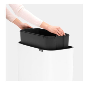 Biely dotykový oceľový odpadkový kôš 36 l Bo Touch Bin – Brabantia – Obrázok 9