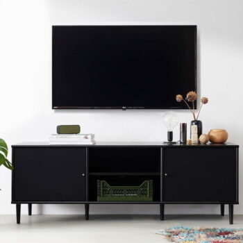 Čierne nožičky z bukového dreva v súprave 6 ks Mistral - Hammel Furniture - Image 3
