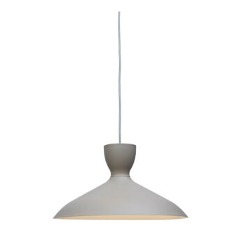 Sivé závesné svietidlo s kovovým tienidlom ø 40 cm Hanover – it's about RoMi