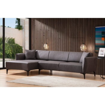 Tmavosivá rohová pohovka  Belissimo, ľavý roh – Balcab Home - Image 6