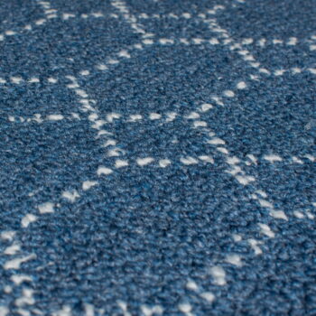 Tmavomodrý umývateľný behúň 57x230 cm Argyll – Flair Rugs - Image 5