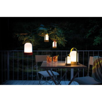 Biela LED stmievateľná stolová lampa (výška 15 cm) Uri – Remember - Image 2