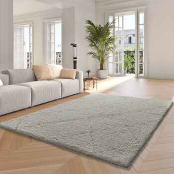 Biely koberec 120x170 cm Atesa – Universal - Image 2
