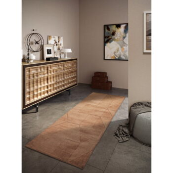 Hnedý ručne tkaný vlnený behúň 80x250 cm Ursule – Villeroy&Boch - Image 2