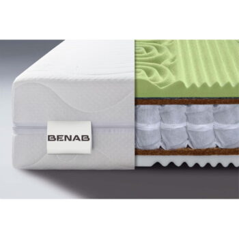Tvrdý/stredne tvrdý pružinový obojstranný matrac 100x200 cm Visco Sleep – BENAB – Obrázok 3