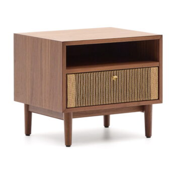 Hnedý nočný stolík v dekore orecha Elan – Kave Home - Image 3