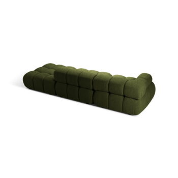 Zelená pohovka z textílie buklé 288 cm Bellis – Micadoni – Obrázok 4