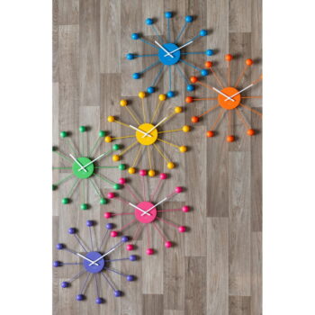 Nástenné hodiny ø 40 cm Funky Spider – Karlsson – Obrázok 3