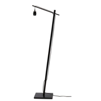 Čierna stojacia lampa s tienidlom z juty (výška 150 cm) Iguazu – Good&Mojo - Image 3