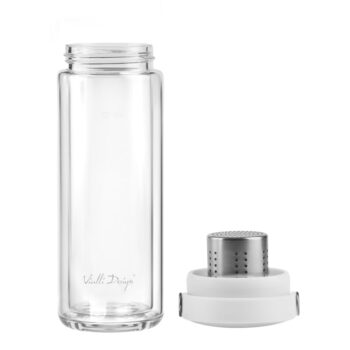 Biela sklenená fľaša 350 ml Fuori – Vialli Design - Image 6