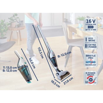 Akumulátorový vysávač Rotaro PowerVac 2v1 – LEIFHEIT - Image 6